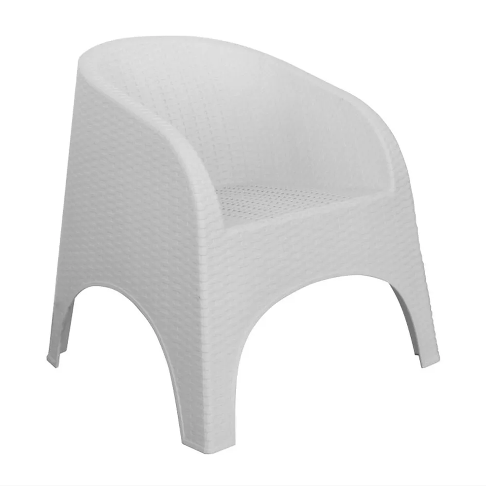 Sillon Rattan PVC Nepal Blanco